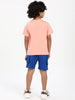 Nautinati Boys' Cotton Graphic Printed T-shirt and Cargo Shorts