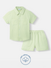 Boys Shirt and Shorts Set | Front Pocket Shirt | Clothing Set for 2-10 Years