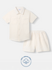 Boys Shirt and Shorts Set | Front Pocket Shirt | Clothing Set for 2-10 Years