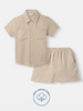 Boys Shirt and Shorts Set | Front Pocket Shirt | Clothing Set for 2-10 Years