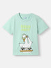 Nautinati Boys' Cotton Beach Graphic Printed Half Sleeve T-shirt