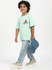 Nautinati Boys' Cotton Surfing Bear Print T-shirt