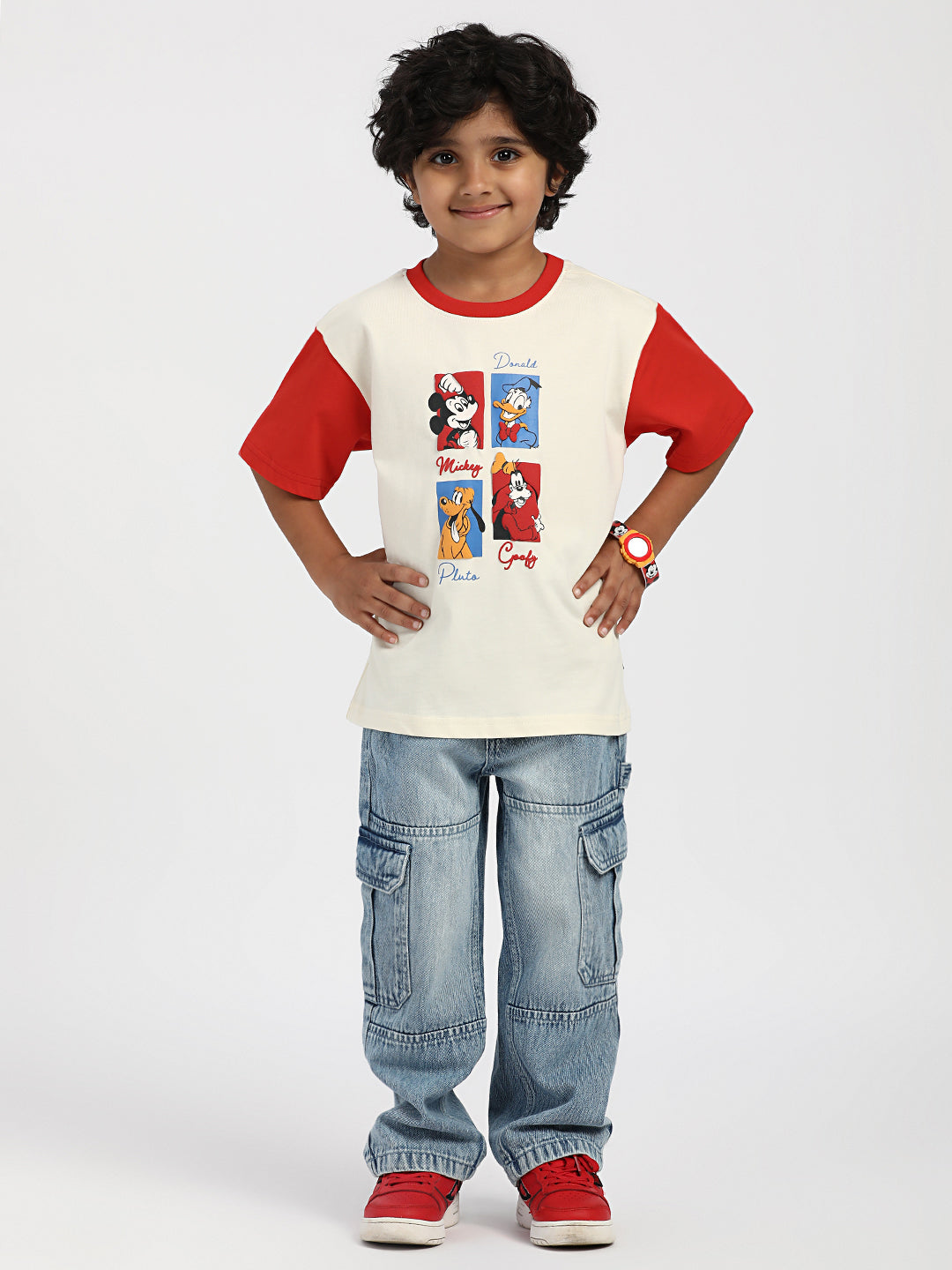 Nautinati Boys' Cotton Disney Print T-shirt