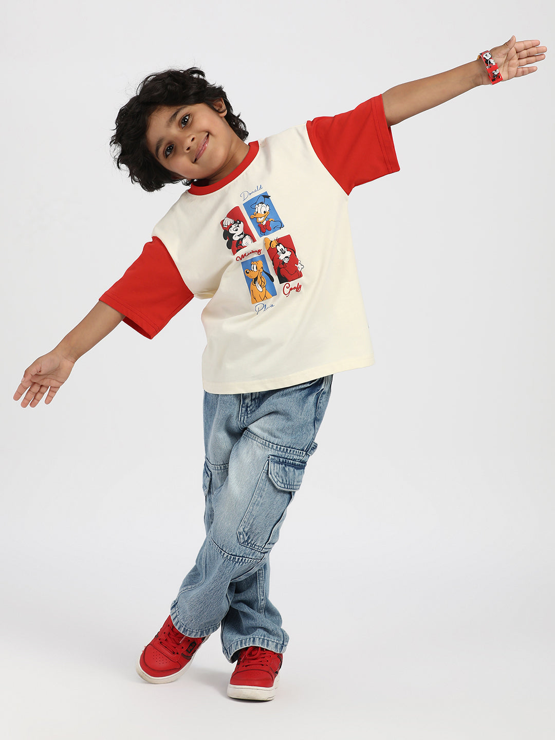 Nautinati Boys' Cotton Disney Print T-shirt