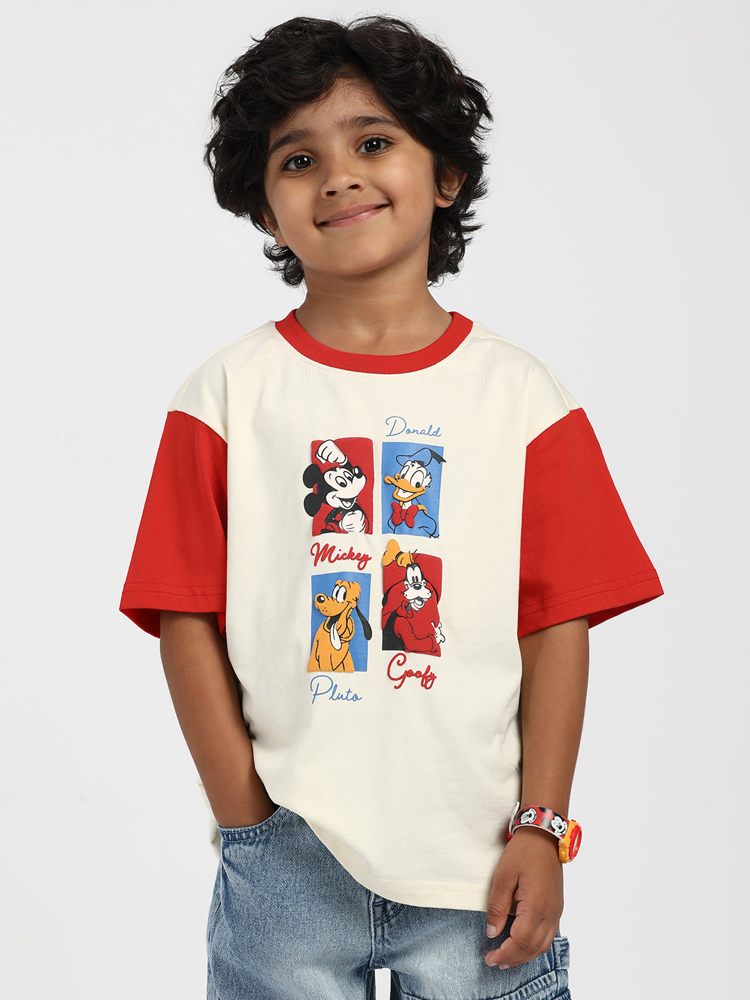 Nautinati Boys' Cotton Disney Print T-shirt