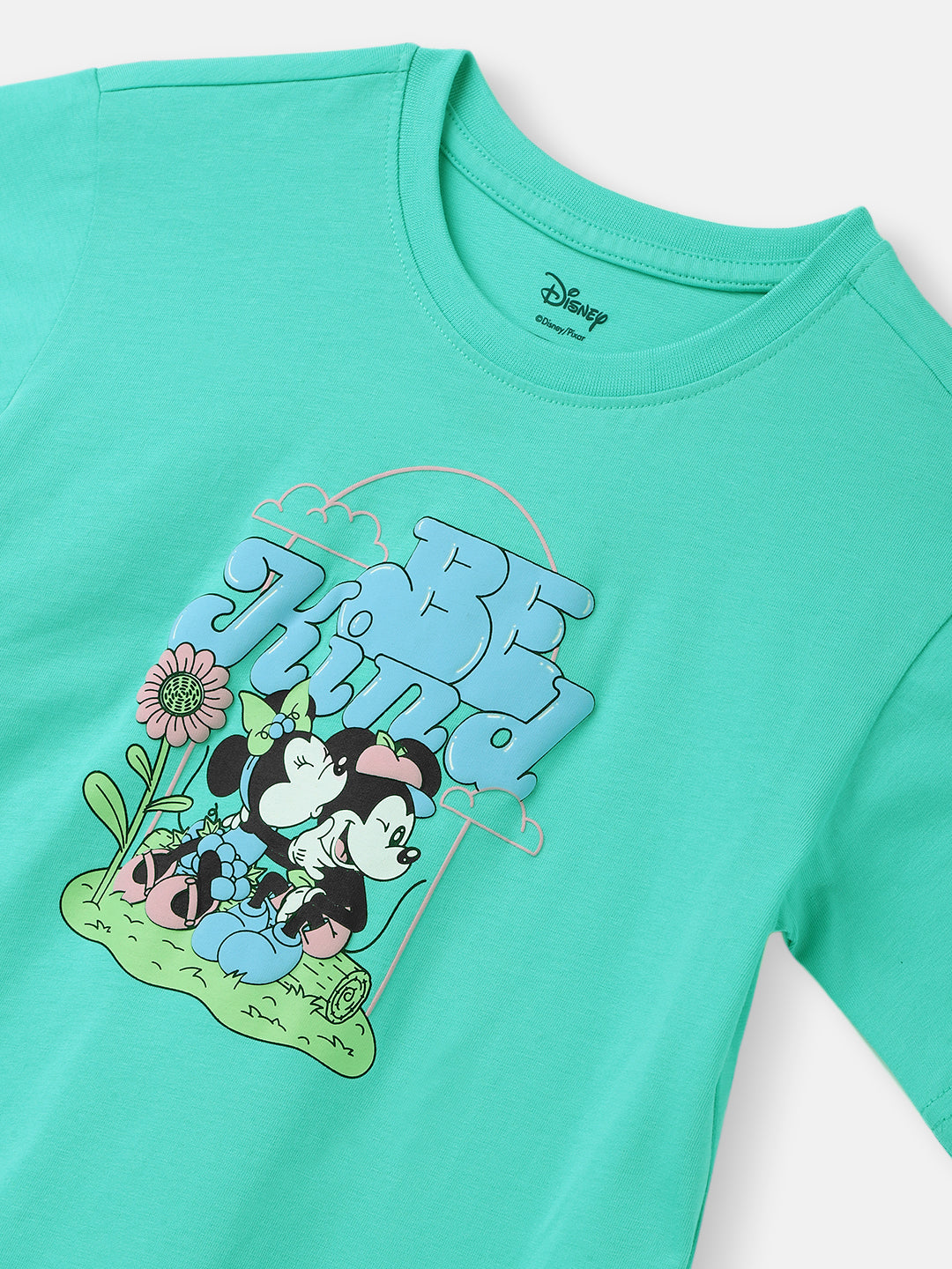 Nautinati Boys' Mickey Graphic Oversized Cotton T-Shirt | Age 5-6 Years