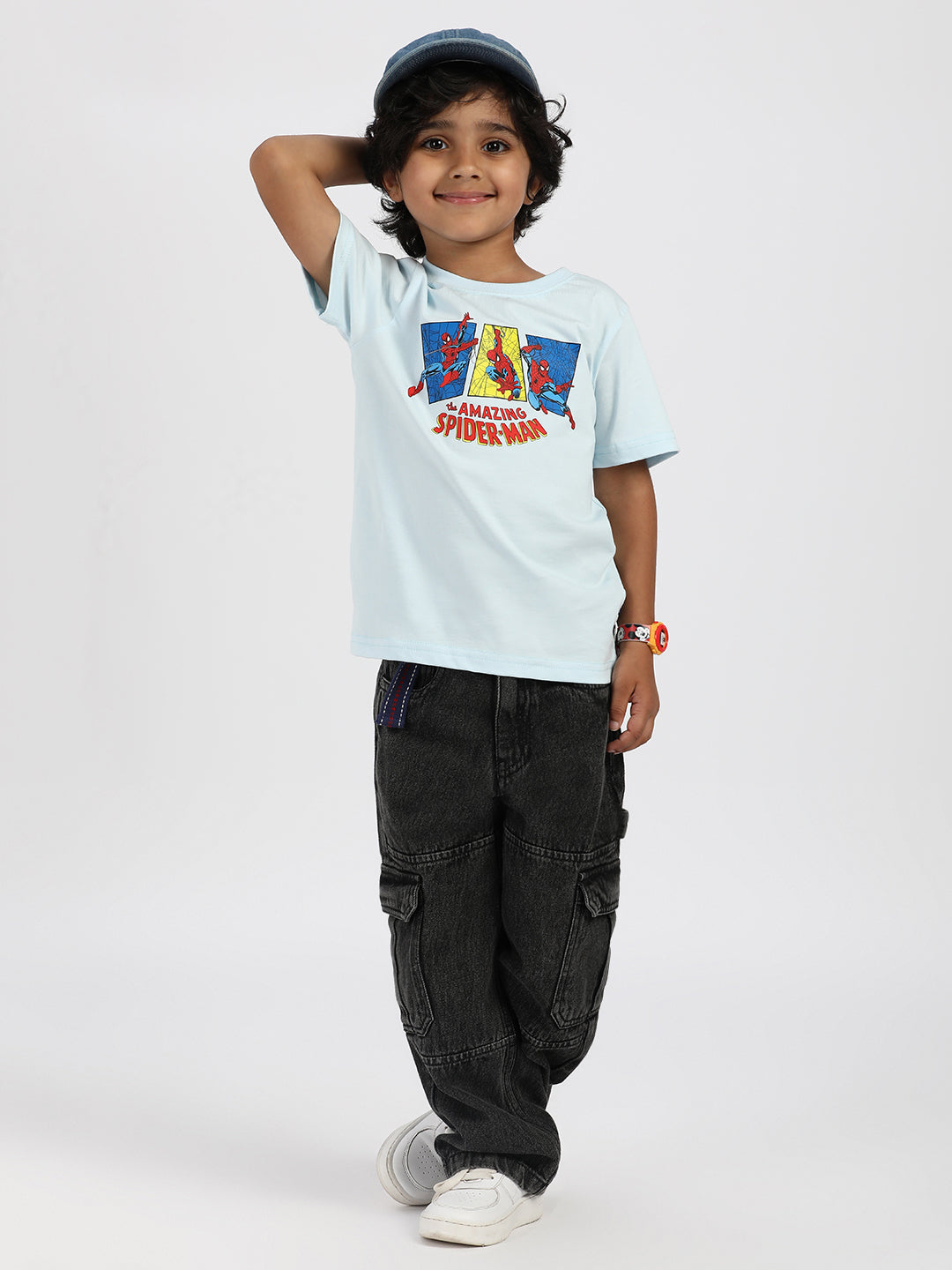 Nautinati Girls' Elsa and Anna Graphic Print Top with Layered Skirt