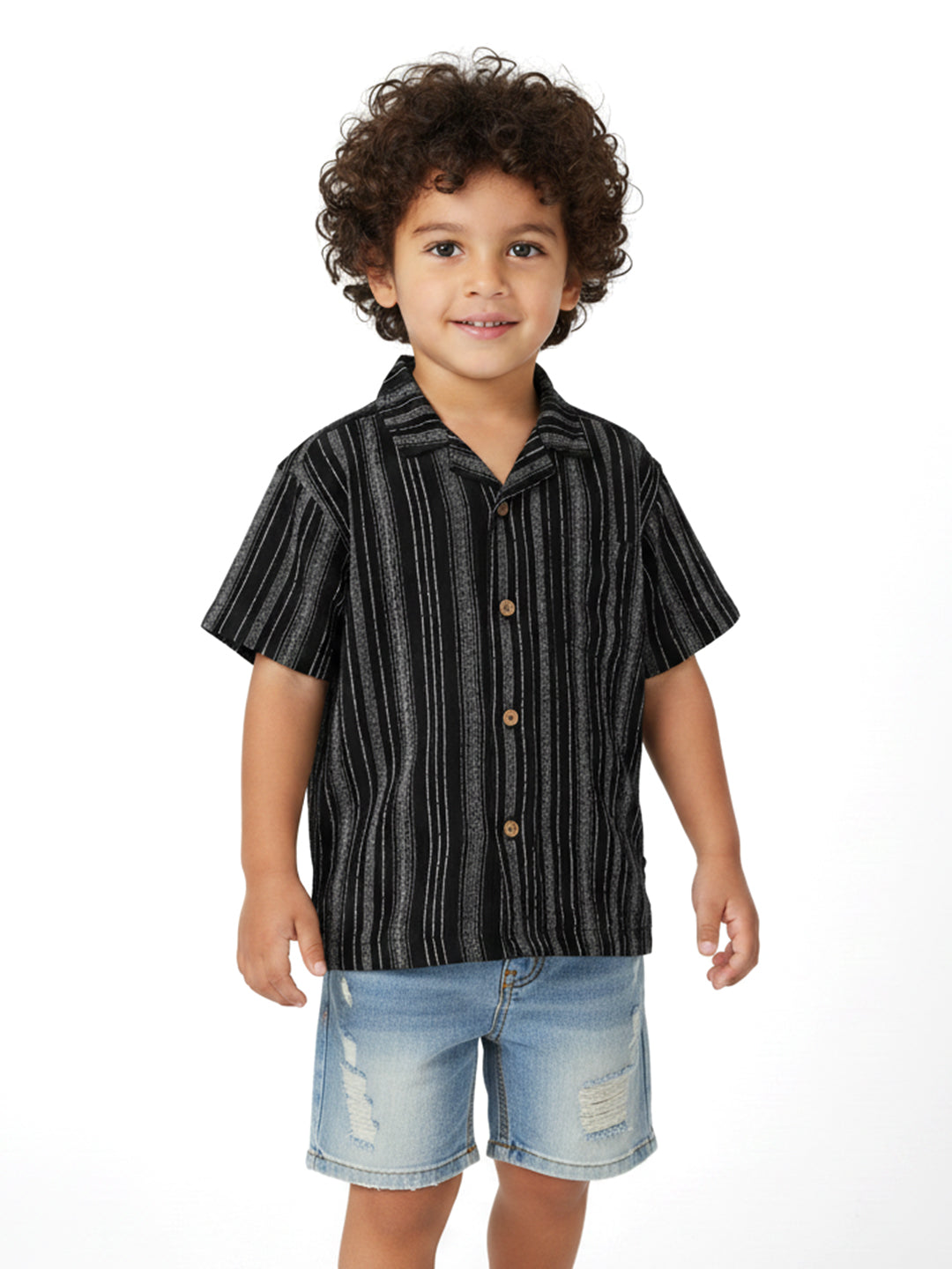 Nautinati Boys' Striped Shirt |  Age 2 - 10 Years