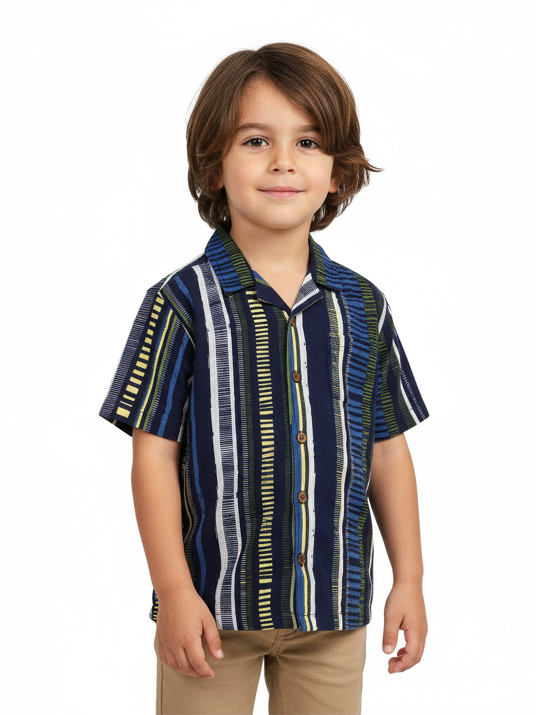 Nautinati Boys' Striped Shirt |  Age 2 - 10 Years