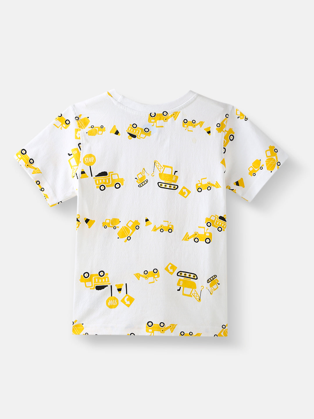 Nautinati Boys' Cotton Printed Pack of 2 T-shirt