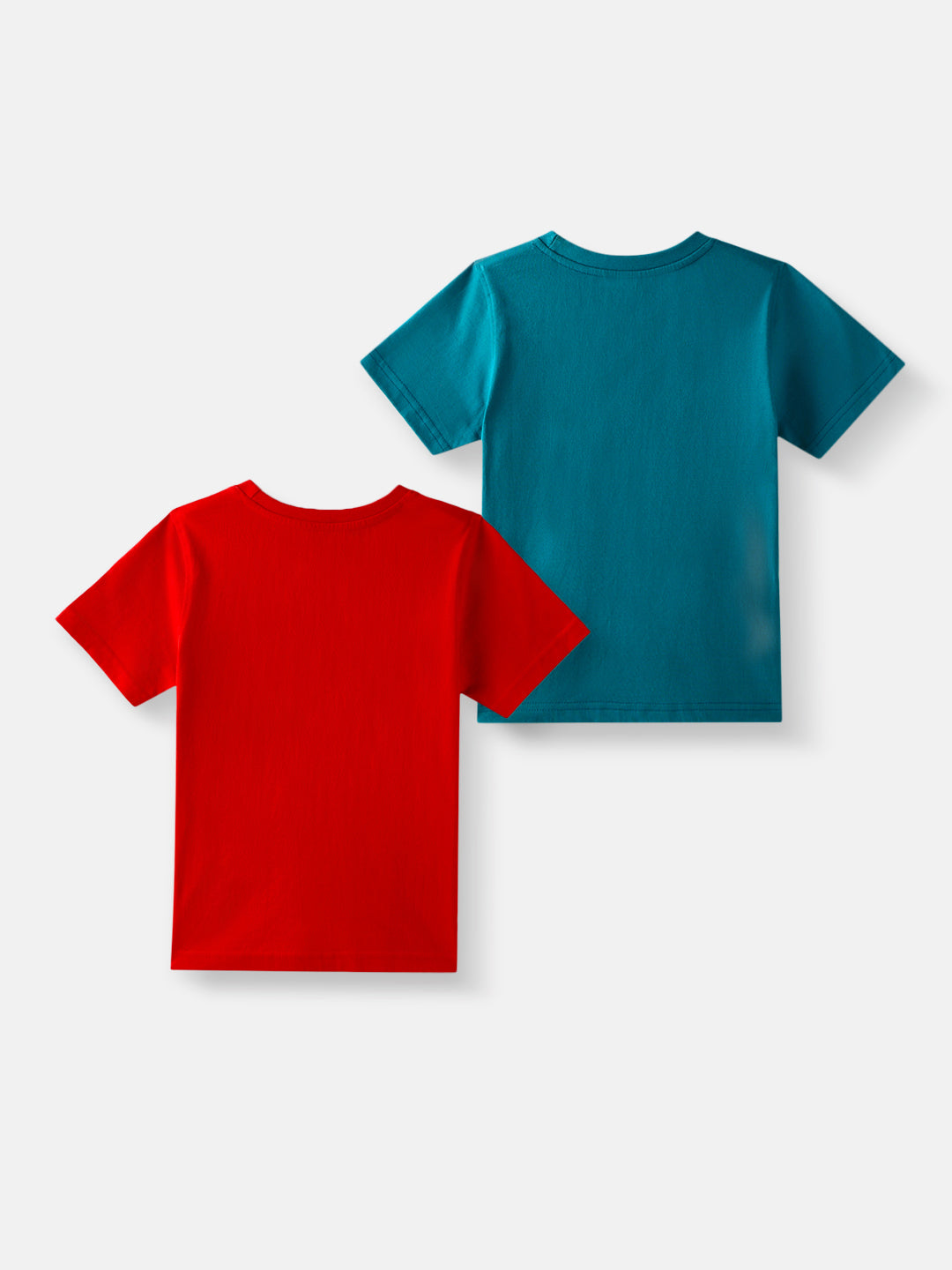 Nautinati Boys' Cotton Printed Pack of 2 T-shirt