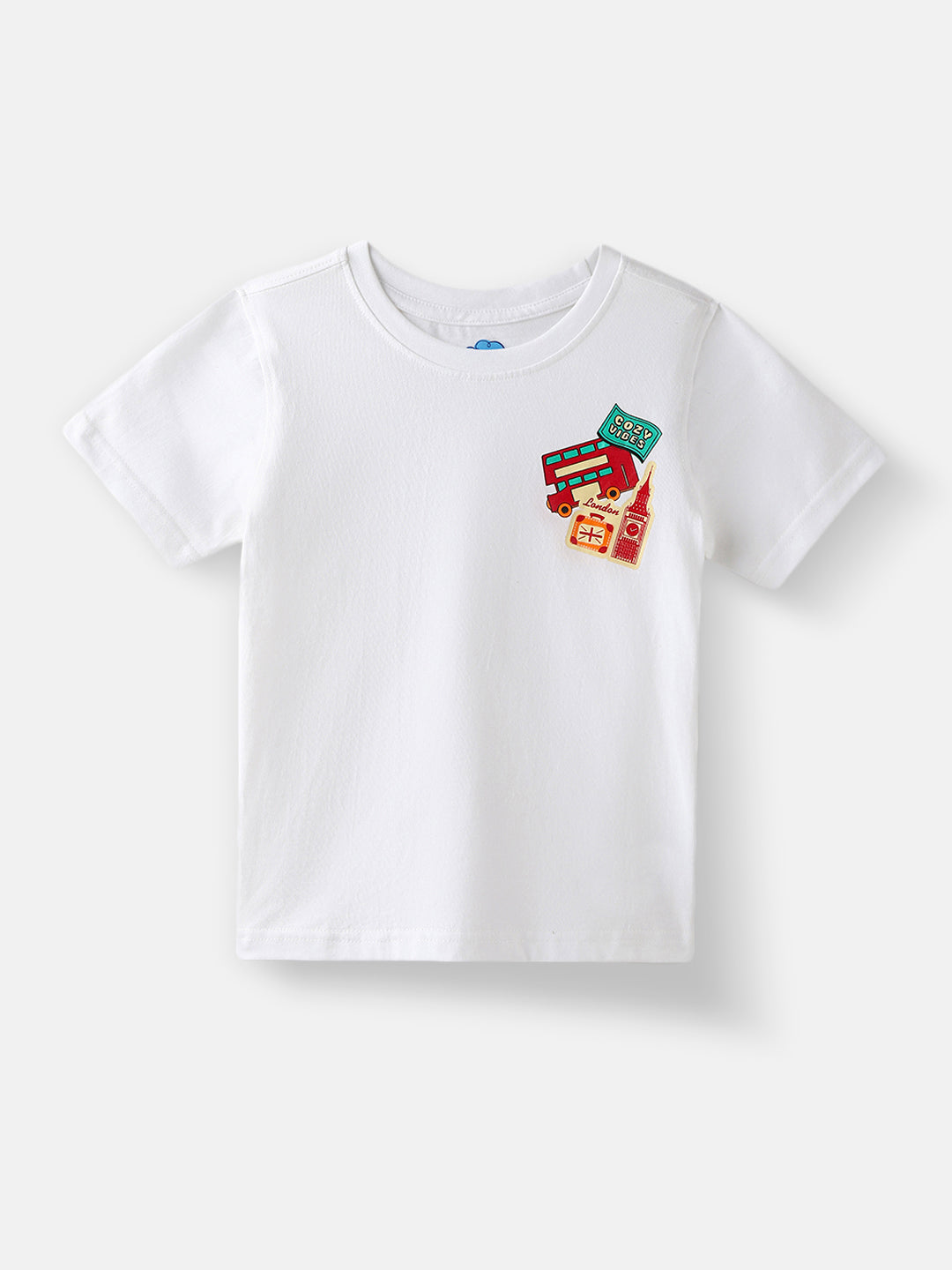 Nautinati Boys' Cotton Printed Pack of 2 T-shirt