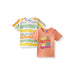 Nautinati Boys' Cotton Printed Pack of 2 T-shirt