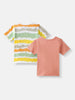 Nautinati Boys' Cotton Printed Pack of 2 T-shirt