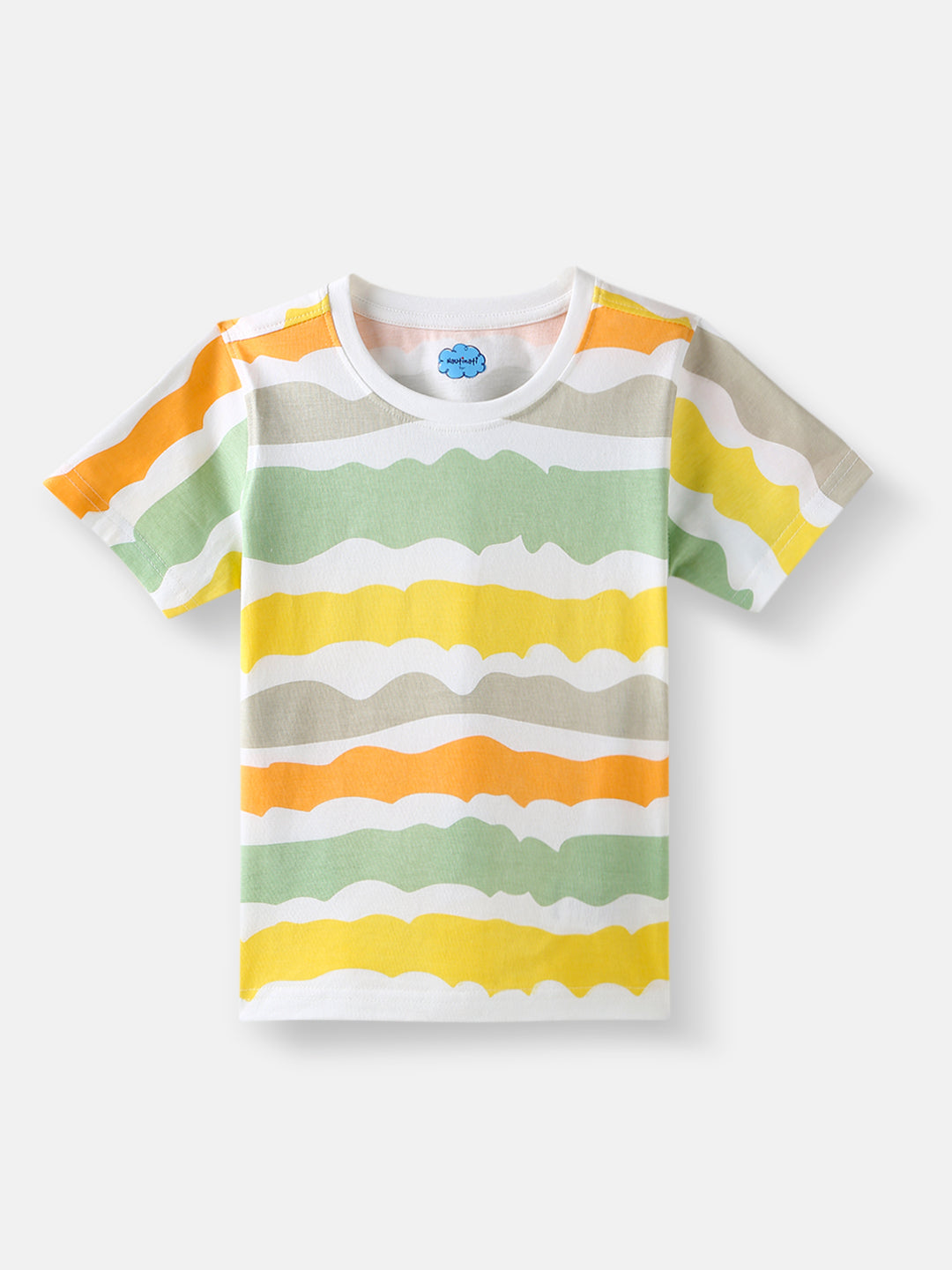 Nautinati Boys' Cotton Printed Pack of 2 T-shirt