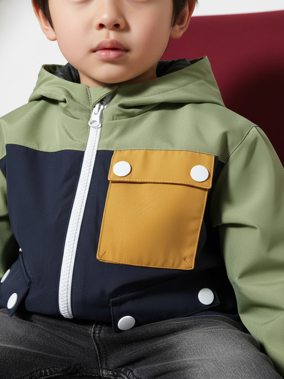 Nautinati Boys' 3-pocket Jacket |Colourblocked| Age 2 - 10 Years