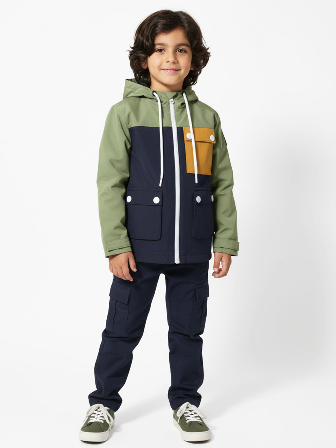 Nautinati Boys' 3-pocket Jacket |Colourblocked| Age 2 - 10 Years