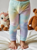 Nautinati Girls' Cotton All-over Tye and Dye Print Leggings