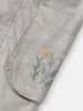 Girls Cotton Cargo | Cargo Joggers for 4-8 Years | Floral Embroidery | Cargo with Pockets
