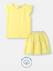 Nautinati's Girls' Party Set of Tiered Tulle Skirt and Top With Hairband