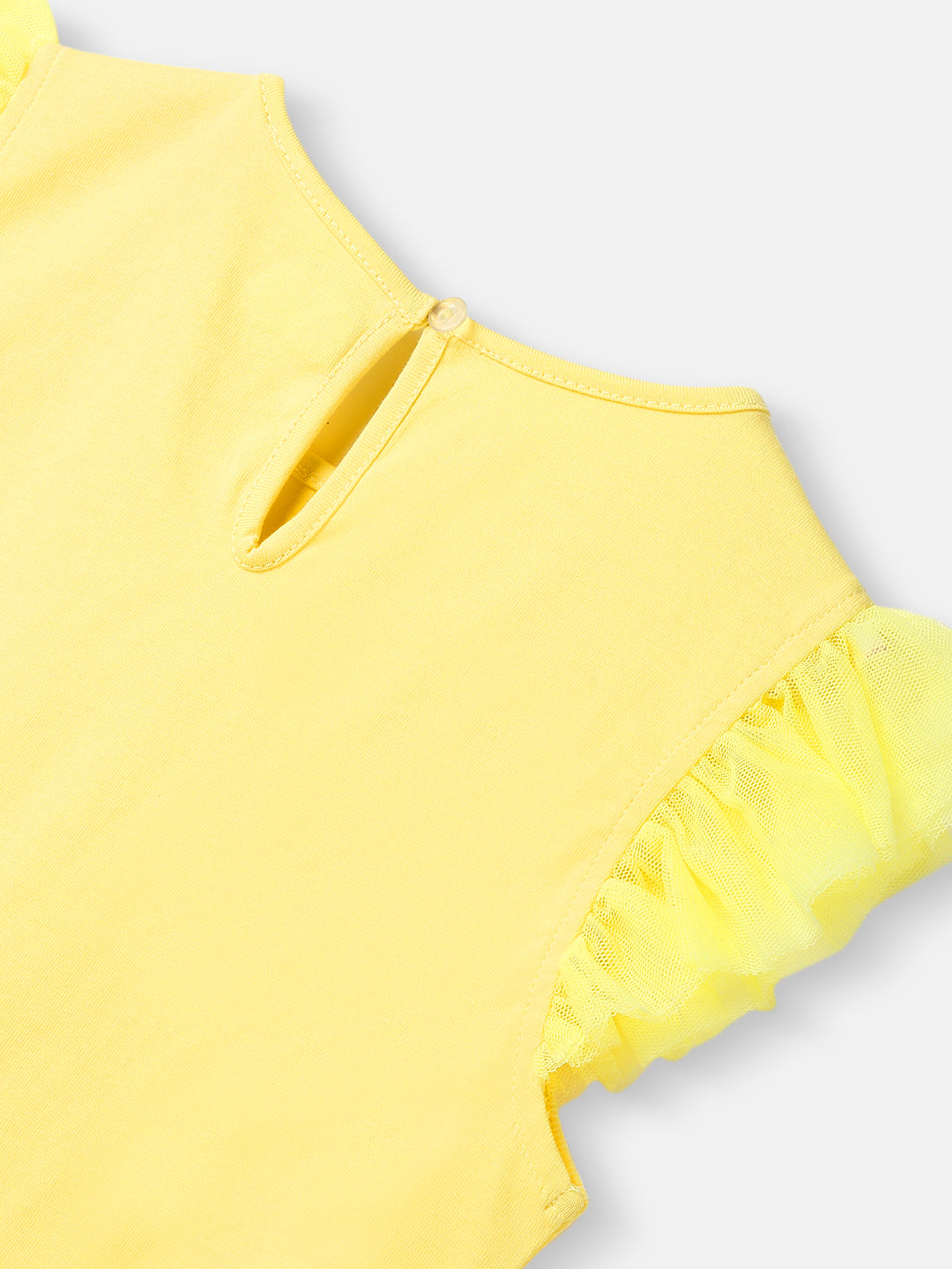Nautinati's Girls' Party Set of Tiered Tulle Skirt and Top With Hairband