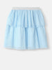 Nautinati's Girls' Party Set of Tiered Tulle Skirt and Top With Hairband