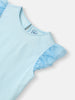 Nautinati's Girls' Party Set of Tiered Tulle Skirt and Top With Hairband