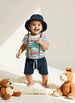Nautinati Boys Striped Cotton T-shirt and Shorts | Cotton | Age 3 - 24 Months
