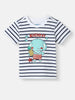 Nautinati Boys Striped Cotton T-shirt and Shorts | Cotton | Age 3 - 24 Months