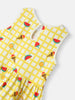Nautinati Girls' Cotton AOP Knit Frock Pack of 2