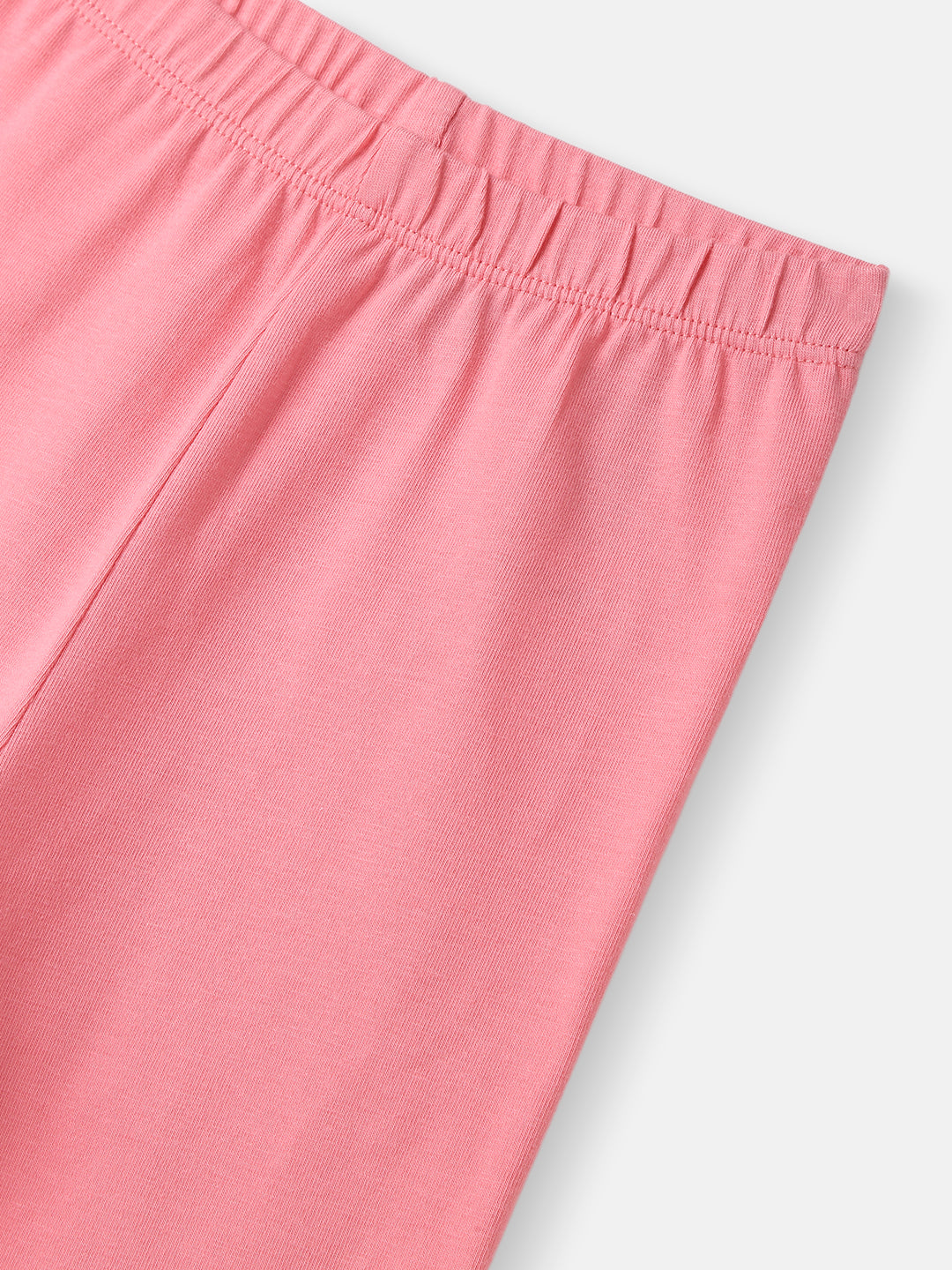 Nautinati Girls' Cotton Floral Top and Bottoms With Gathered Waistline and Tassels