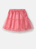 Nautinati Girls' Minnie Mouse Printed Set of T-shirt and Tiered Tulle Skirt