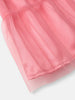 Nautinati Girls' Minnie Mouse Printed Set of T-shirt and Tiered Tulle Skirt