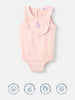 Nautinati Girls' Cotton Embroidered Sleeveless Romper