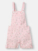 Nautinati Girls Cotton Top and Dungaree Set with Kangaroo Pouch Pocket