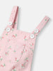 Nautinati Girls Cotton Top and Dungaree Set with Kangaroo Pouch Pocket
