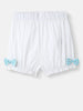 Nautinati Girls' Yarn Dyed Print Top and Pants Set with Lace Panel