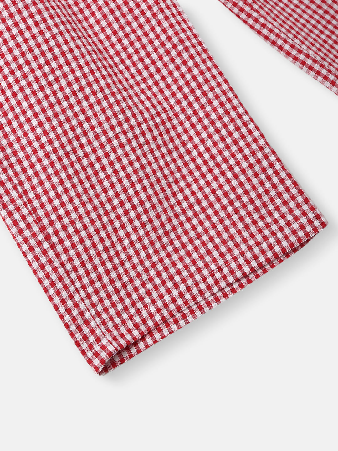 Girls Cotton Top and Pants Set |Gingham Asymmetric Clothing Set | Frill Crop Top |2-10 Years