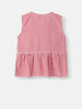 Girls Cotton Top and Pants Set |Gingham Asymmetric Clothing Set | Frill Crop Top |2-10 Years
