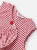 Girls Cotton Top and Pants Set |Gingham Asymmetric Clothing Set | Frill Crop Top |2-10 Years
