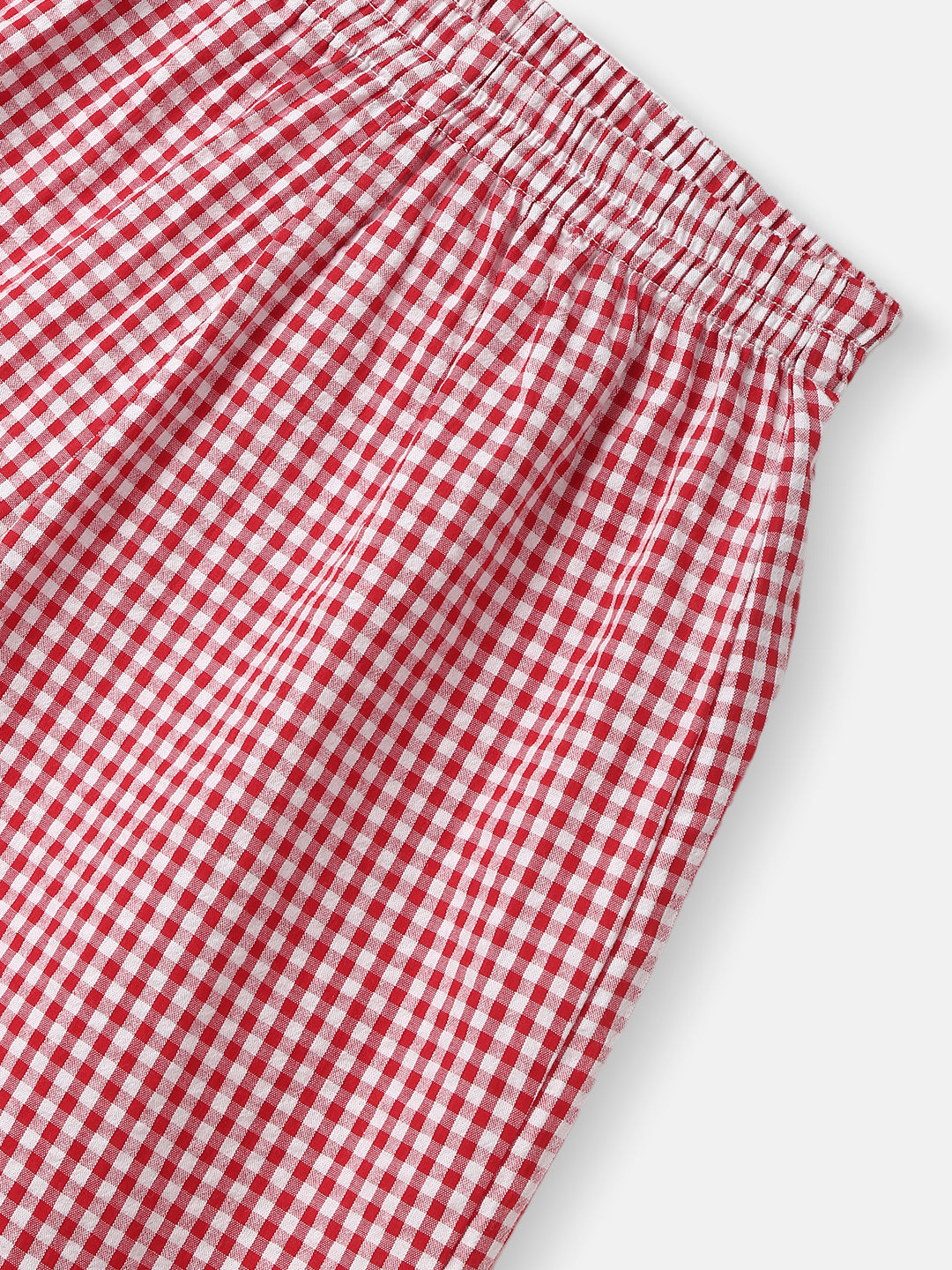 Girls Cotton Top and Pants Set |Gingham Asymmetric Clothing Set | Frill Crop Top |2-10 Years