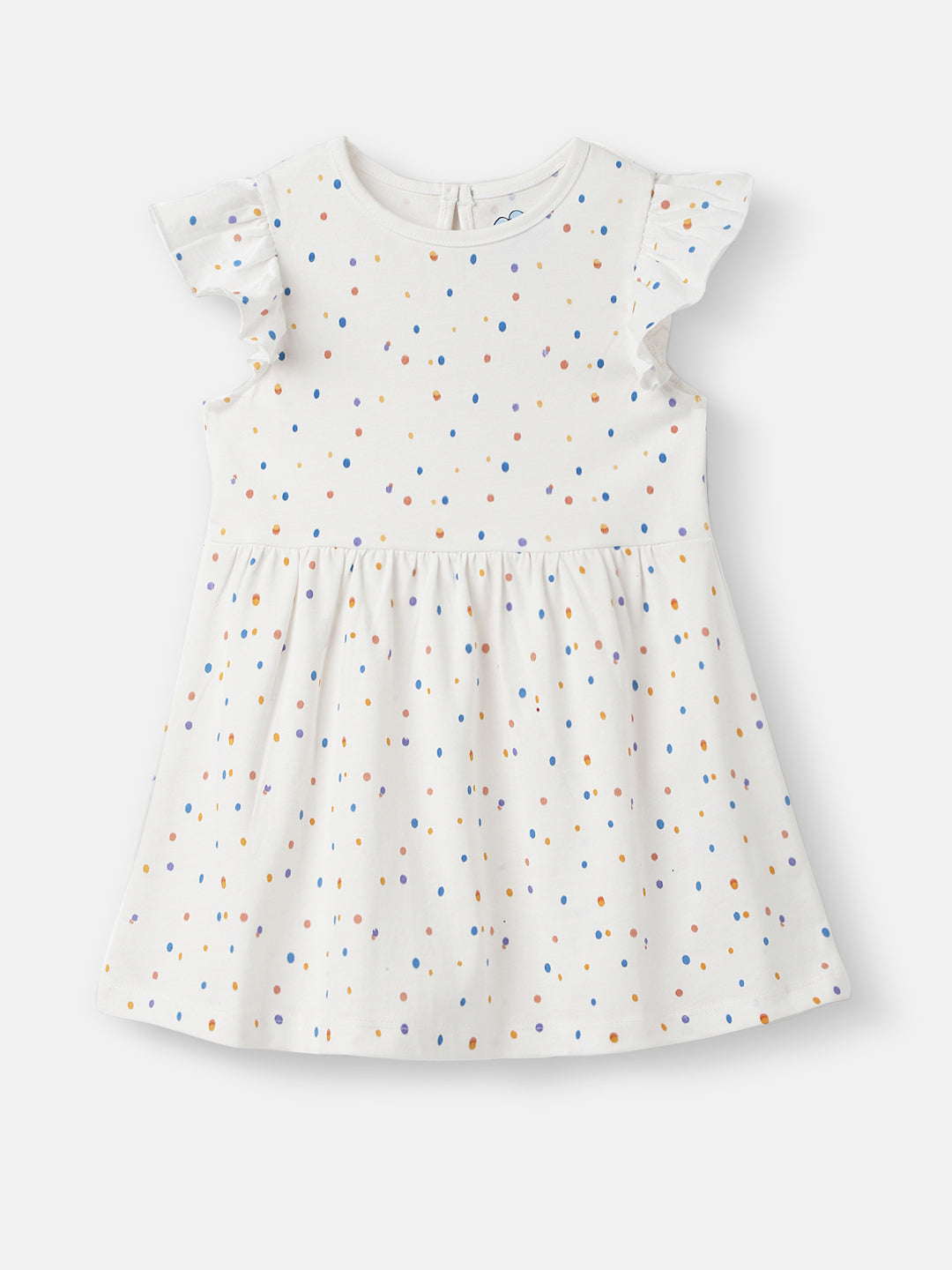 Nautinati Girls Printed Cotton Dress|Pack of 2| Age 3 - 24 Months
