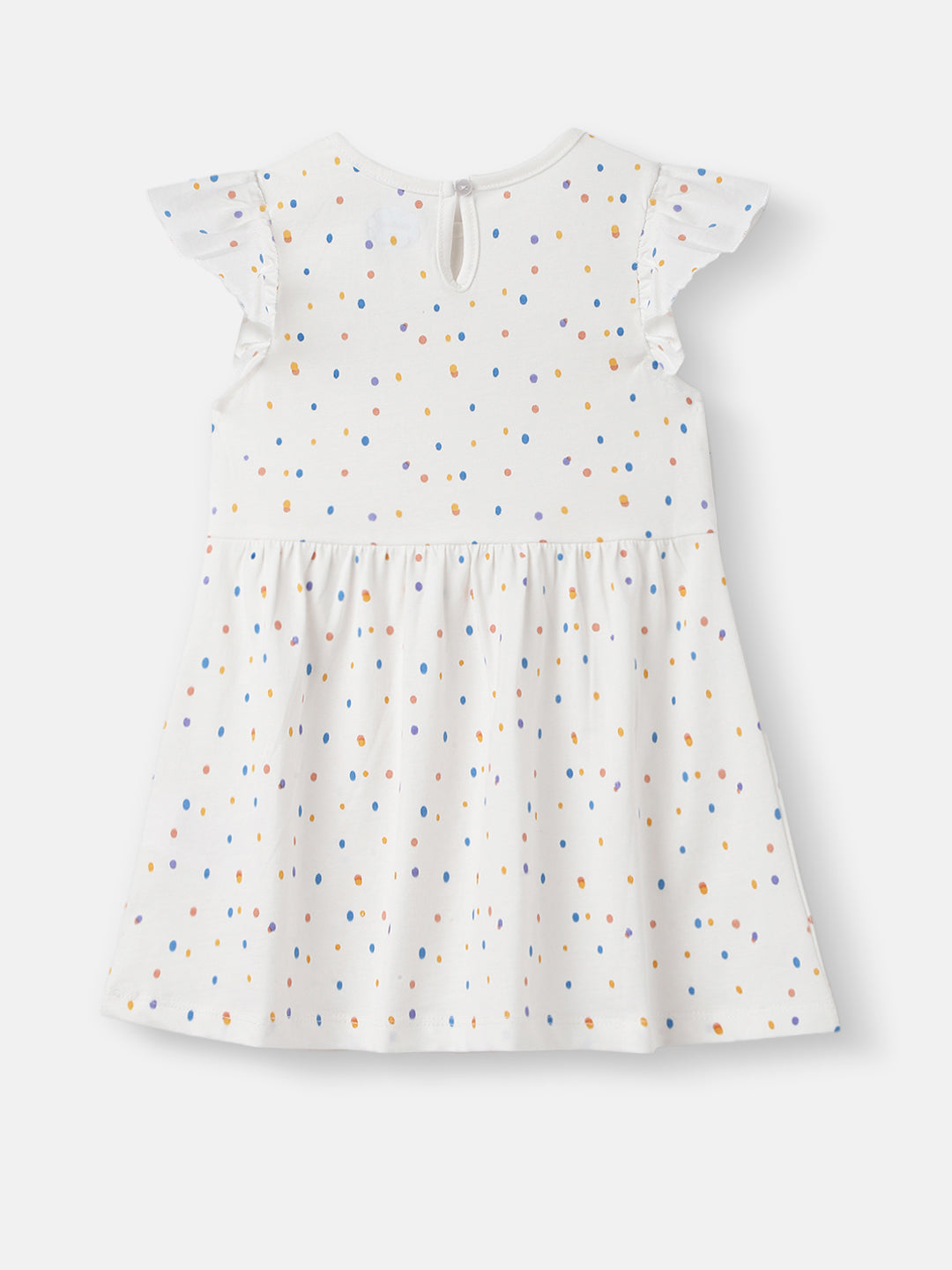 Nautinati Girls Printed Cotton Dress|Pack of 2| Age 3 - 24 Months