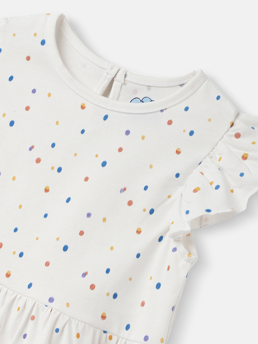 Nautinati Girls Printed Cotton Dress|Pack of 2| Age 3 - 24 Months
