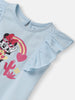 Nautinati Girls Minni Mouse Print Top with Skirt Set|Cotton| Age 3 - 24 Months