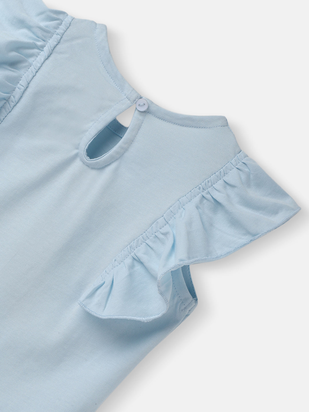 Nautinati Girls Minni Mouse Print Top with Skirt Set|Cotton| Age 3 - 24 Months