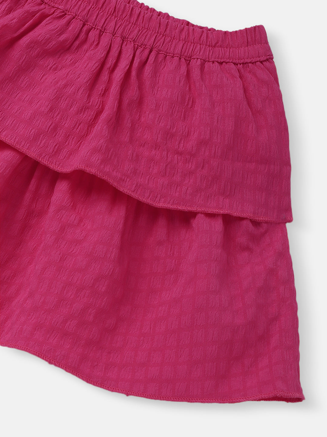 Nautinati Girls Minni Mouse Print Top with Skirt Set|Cotton| Age 3 - 24 Months