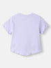 Nautinati Girls Top and Pants Set With Crochet Patch|Derby Rib Textured Fabric| Age 2 - 10 Years