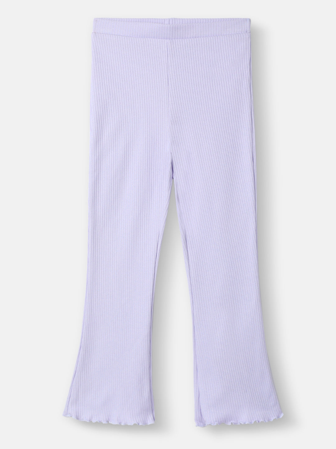 Nautinati Girls Top and Pants Set With Crochet Patch|Derby Rib Textured Fabric| Age 2 - 10 Years