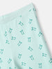 Nautinati Girls' Blue Derby Rib Set With All-over Print | Cotton | Age 2-10 Years